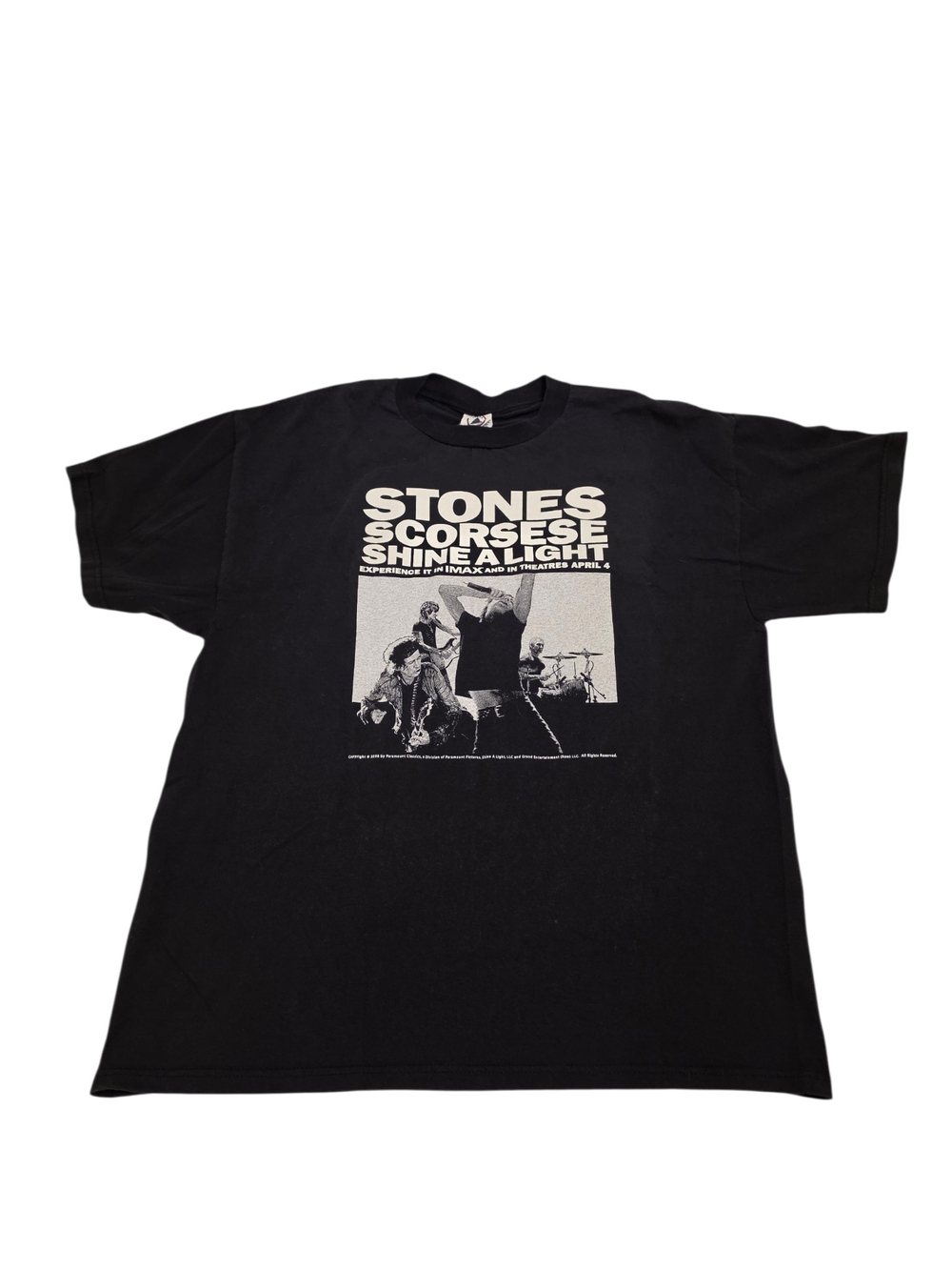 Martin Scorsese's Rolling Stones documentary Shine a Light 2008 promotional Tee